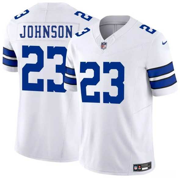Men & Women & Youth Dallas Cowboys #23 Buddy Johnson White 2025 F.U.S.E. Vapor Untouchable Limited Stitched Jersey
